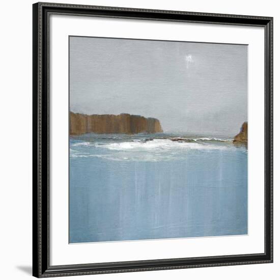 Lulworth Cove-Caroline Gold-Framed Art Print