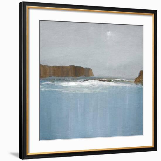 Lulworth Cove-Caroline Gold-Framed Art Print