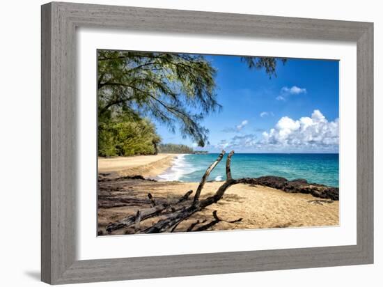 Lumahai Beach-Danny Head-Framed Photographic Print