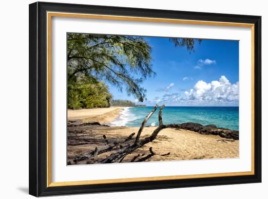 Lumahai Beach-Danny Head-Framed Photographic Print