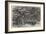 Lumbering in New Brunswick, Lumbermen at Work in the Forest-null-Framed Giclee Print