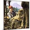Lumberjack-Gerry Wood-Mounted Giclee Print