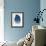 Luminous Blue II-Maya Woods-Framed Art Print displayed on a wall