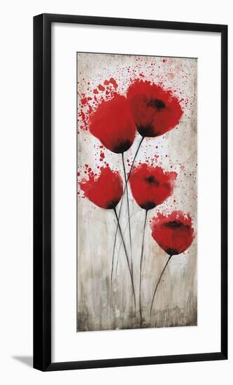 Luminous Crimson II-Catherine Brink-Framed Art Print