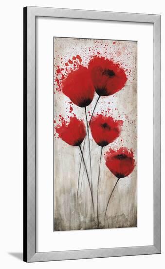 Luminous Crimson II-Catherine Brink-Framed Art Print