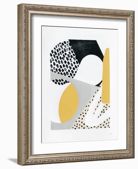 Luminous Tumble I Yellow-Laura Marshall-Framed Art Print