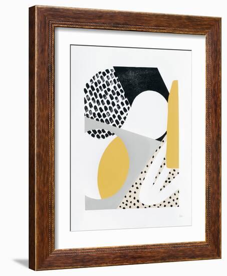 Luminous Tumble I Yellow-Laura Marshall-Framed Art Print