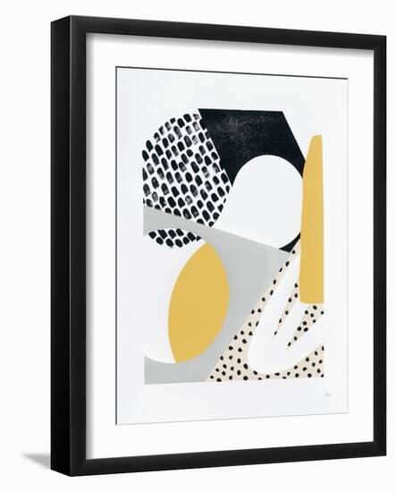 Luminous Tumble I Yellow-Laura Marshall-Framed Art Print