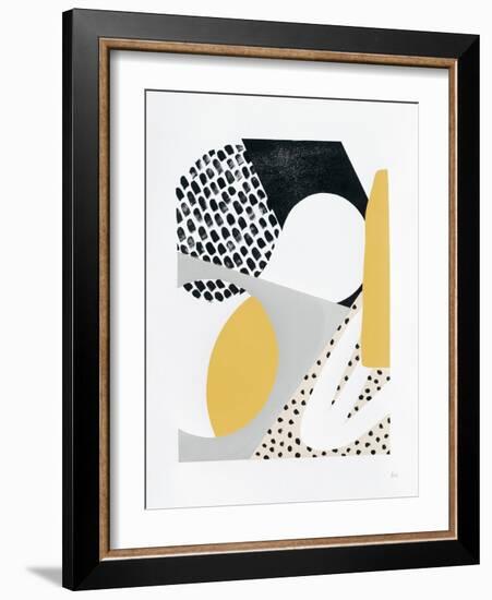 Luminous Tumble I Yellow-Laura Marshall-Framed Art Print