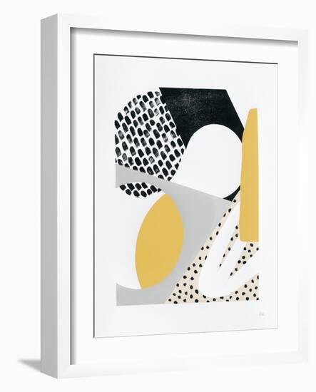 Luminous Tumble I Yellow-Laura Marshall-Framed Art Print