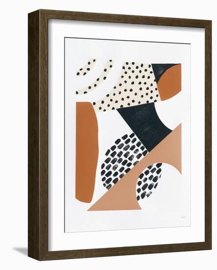 Luminous Tumble II Warm-Laura Marshall-Framed Art Print