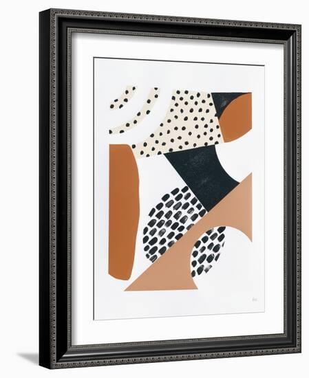 Luminous Tumble II Warm-Laura Marshall-Framed Art Print