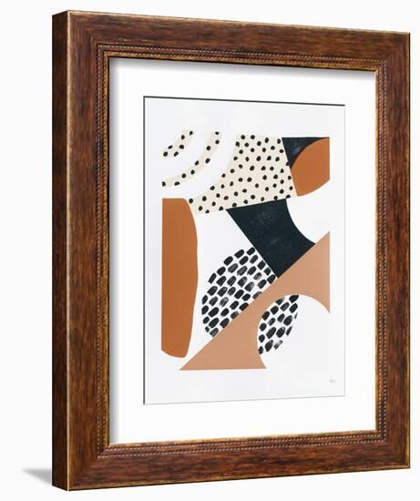 Luminous Tumble II Warm-Laura Marshall-Framed Art Print