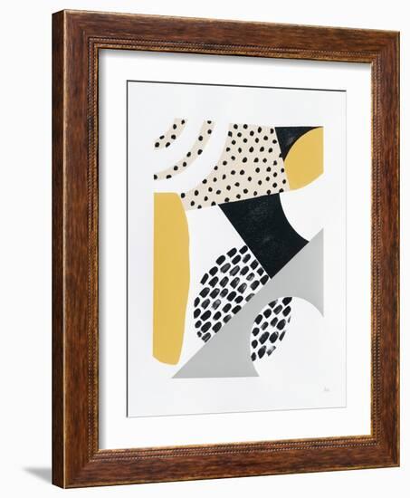 Luminous Tumble II Yellow-Laura Marshall-Framed Art Print