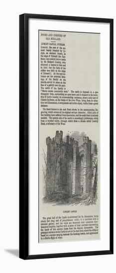 Lumley Castle, Durham-null-Framed Giclee Print