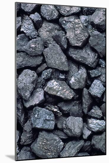 Lumps of High-grade Anthracite Coal-Kaj Svensson-Mounted Photographic Print