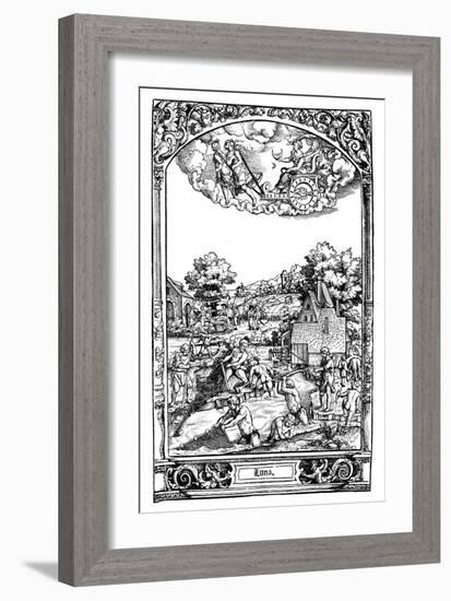 Luna, 1531-Sebald Beham-Framed Giclee Print