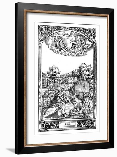 Luna, 1531-Sebald Beham-Framed Giclee Print