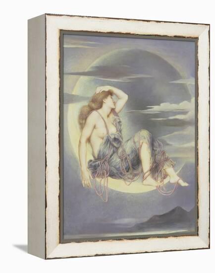 Luna, 1885-Evelyn De Morgan-Framed Premier Image Canvas