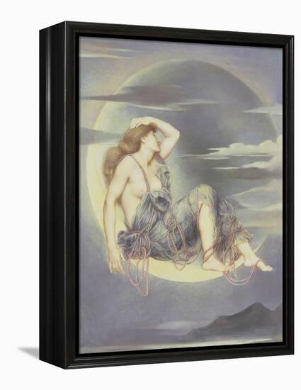 Luna, 1885-Evelyn De Morgan-Framed Premier Image Canvas