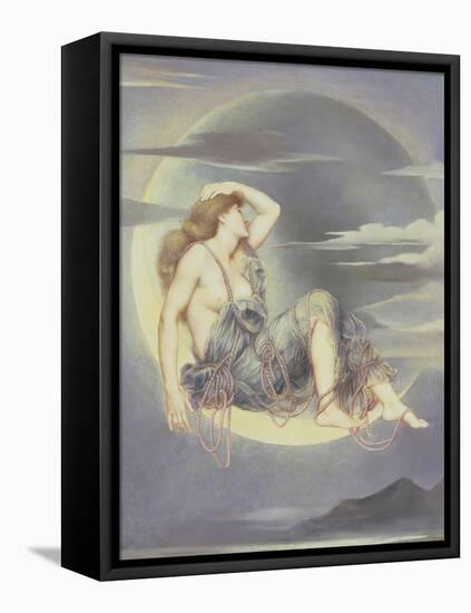 Luna, 1885-Evelyn De Morgan-Framed Premier Image Canvas