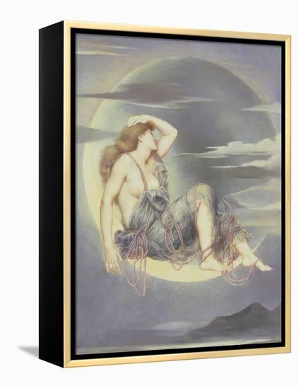 Luna, 1885-Evelyn De Morgan-Framed Premier Image Canvas