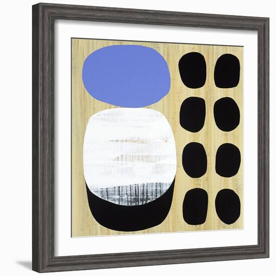 Luna Azul I-Mary Calkins-Framed Premium Giclee Print