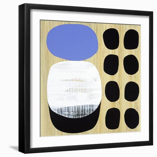 Luna Azul I-Mary Calkins-Framed Premium Giclee Print