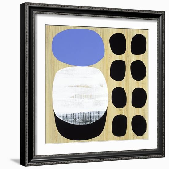 Luna Azul I-Mary Calkins-Framed Premium Giclee Print