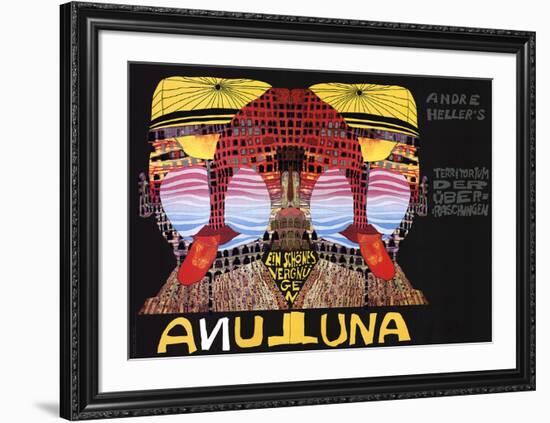 Luna Luna-Friedensreich Hundertwasser-Framed Serigraph