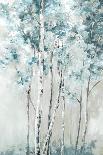 Golden Blue Forest-Luna Mavis-Stretched Canvas