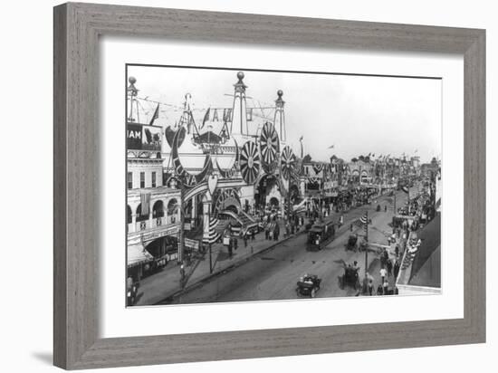 Luna Park and Surf Avenue-Irving Underhill-Framed Art Print