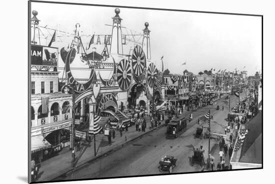 Luna Park and Surf Avenue-Irving Underhill-Mounted Art Print
