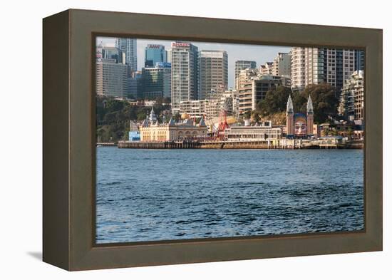 Luna Park on Milsons Point, Sydney, New South Wales, Australia-null-Framed Premier Image Canvas