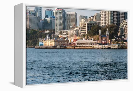 Luna Park on Milsons Point, Sydney, New South Wales, Australia-null-Framed Premier Image Canvas