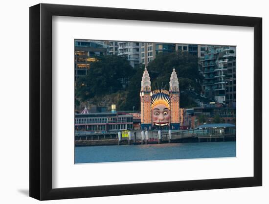 Luna Park on Milsons Point, Sydney, New South Wales, Australia-null-Framed Photographic Print