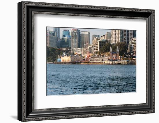 Luna Park on Milsons Point, Sydney, New South Wales, Australia-null-Framed Photographic Print