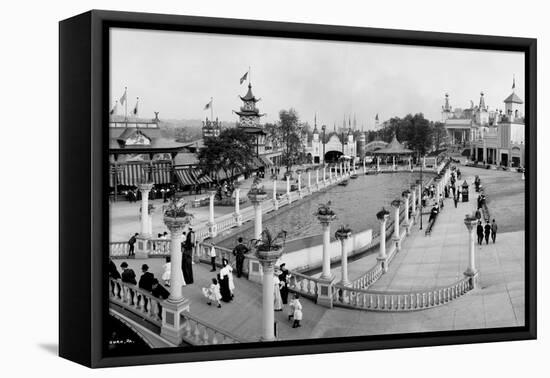 Luna Park, Pittsburgh, PA-null-Framed Premier Image Canvas