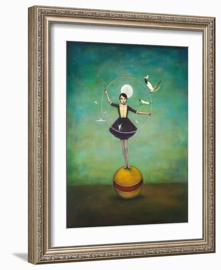 Luna’s Circle-Duy Huynh-Framed Art Print