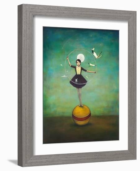 Luna’s Circle-Duy Huynh-Framed Art Print