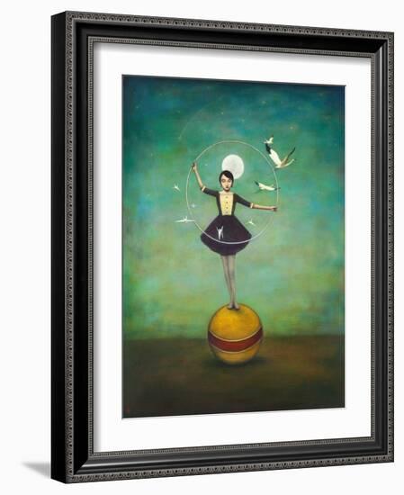 Luna’s Circle-Duy Huynh-Framed Art Print