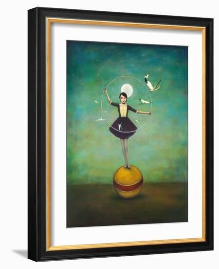 Luna’s Circle-Duy Huynh-Framed Art Print