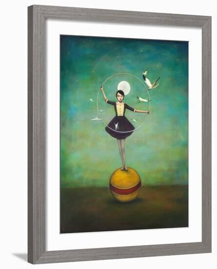 Luna’s Circle-Duy Huynh-Framed Art Print