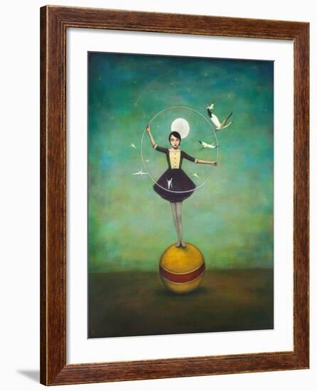 Luna’s Circle-Duy Huynh-Framed Art Print