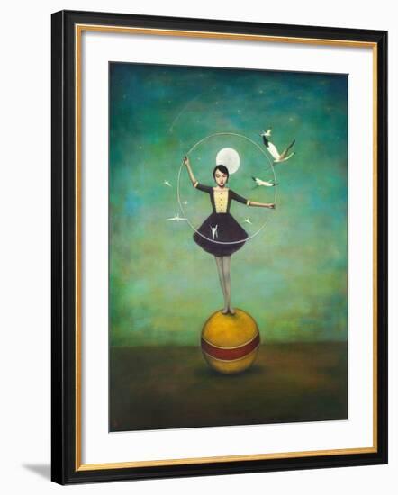 Luna’s Circle-Duy Huynh-Framed Art Print