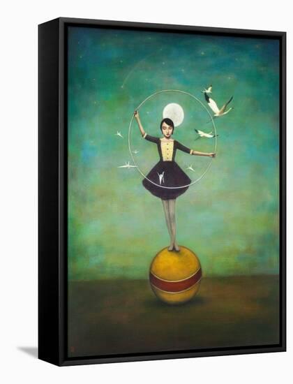 Luna’s Circle-Duy Huynh-Framed Stretched Canvas