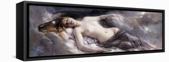 Luna-Leon Francois Comerre-Framed Premier Image Canvas