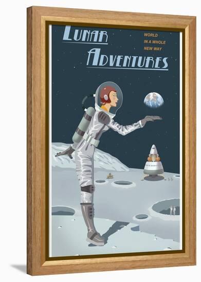 Lunar Adventures-Steve Thomas-Framed Premier Image Canvas