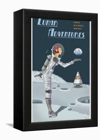 Lunar Adventures-Steve Thomas-Framed Premier Image Canvas
