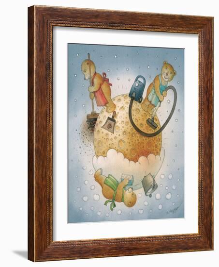 Lunar Bears, 2006-Kestutis Kasparavicius-Framed Giclee Print